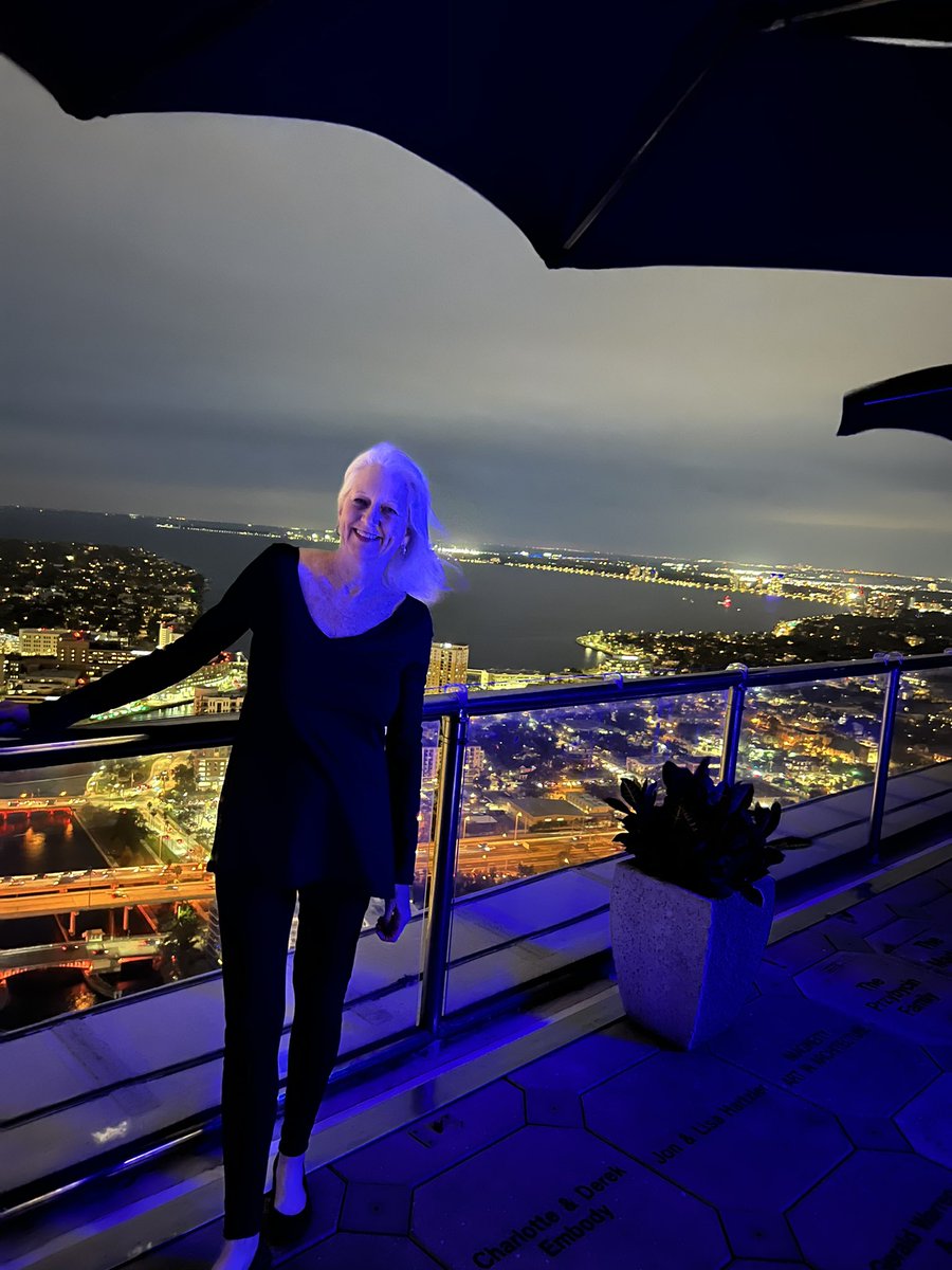 So that’s what booming downtown Tampa looks like from 42 floors above. #tampaclub