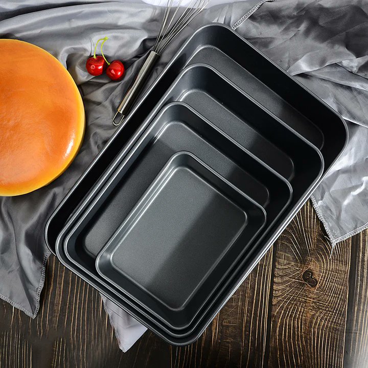 Catchy24_'s tweet photo. Tarz Non-Stick Baking Tray Mold Pan - Black Carbon Steel Baking Tray Set
https://t.co/F9KxhrUaWF

#tray #trayset #kitchen #kitchenappliances https://t.co/pDnMWXHDFr