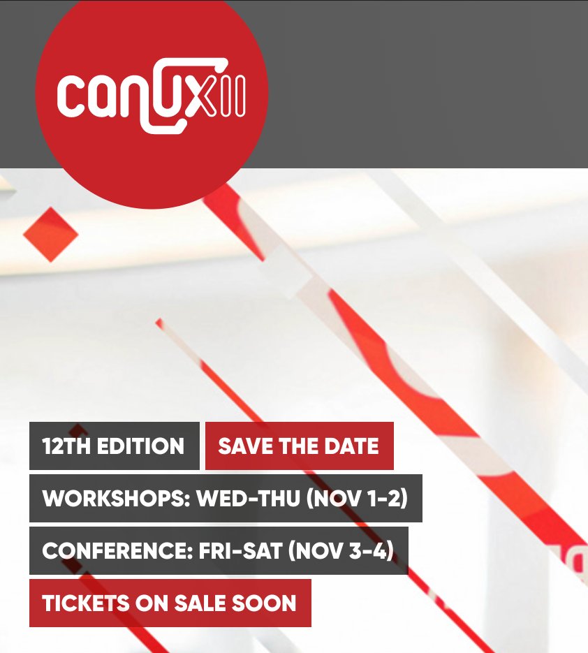 CanUX 2025 tweet media