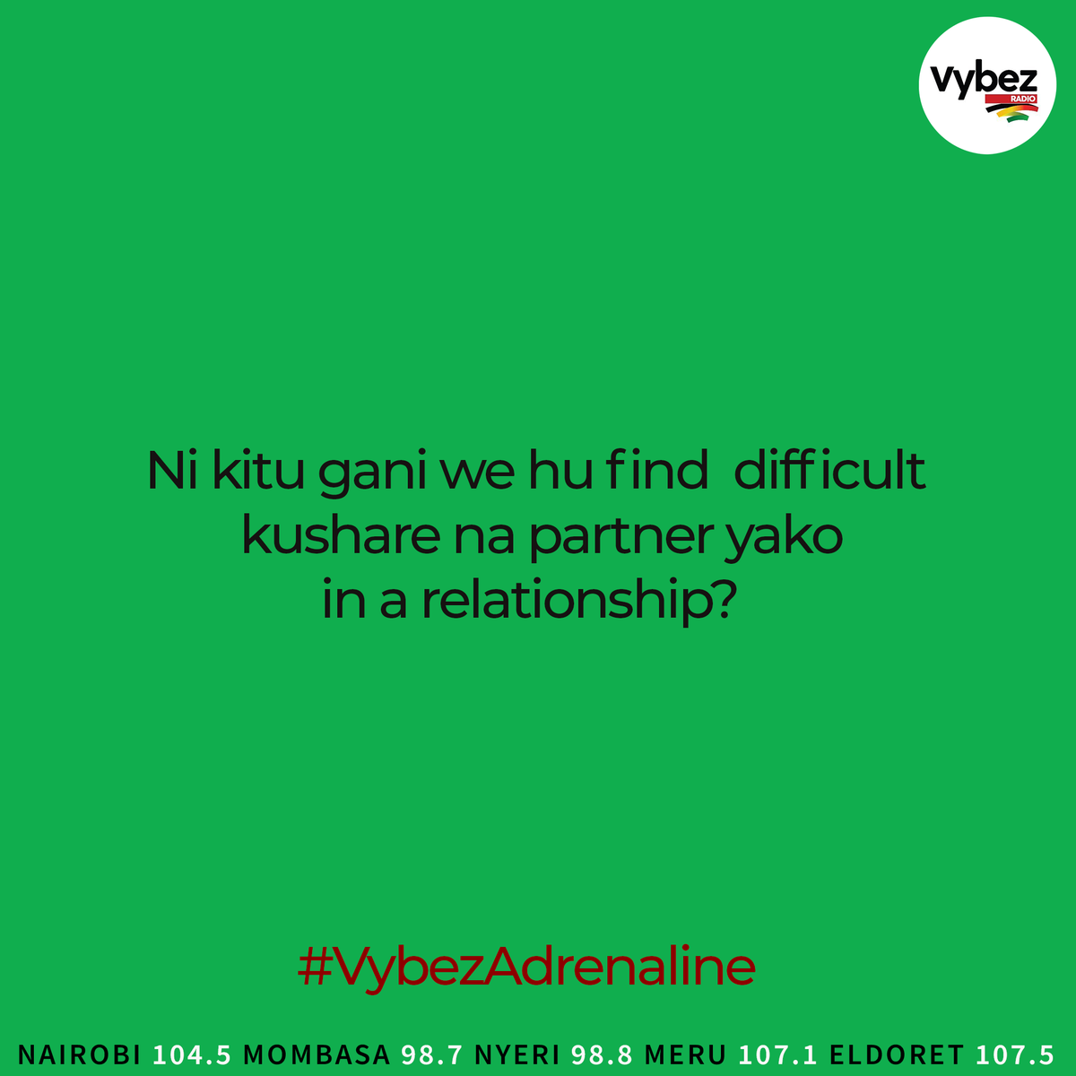 VybezRadioKE's tweet photo. Taja tukisonga 
@ZJHENO 
@therealkirimii 
#GyaldemWednesday 
#VybezAdrenaline https://t.co/dxaFLuO4qg