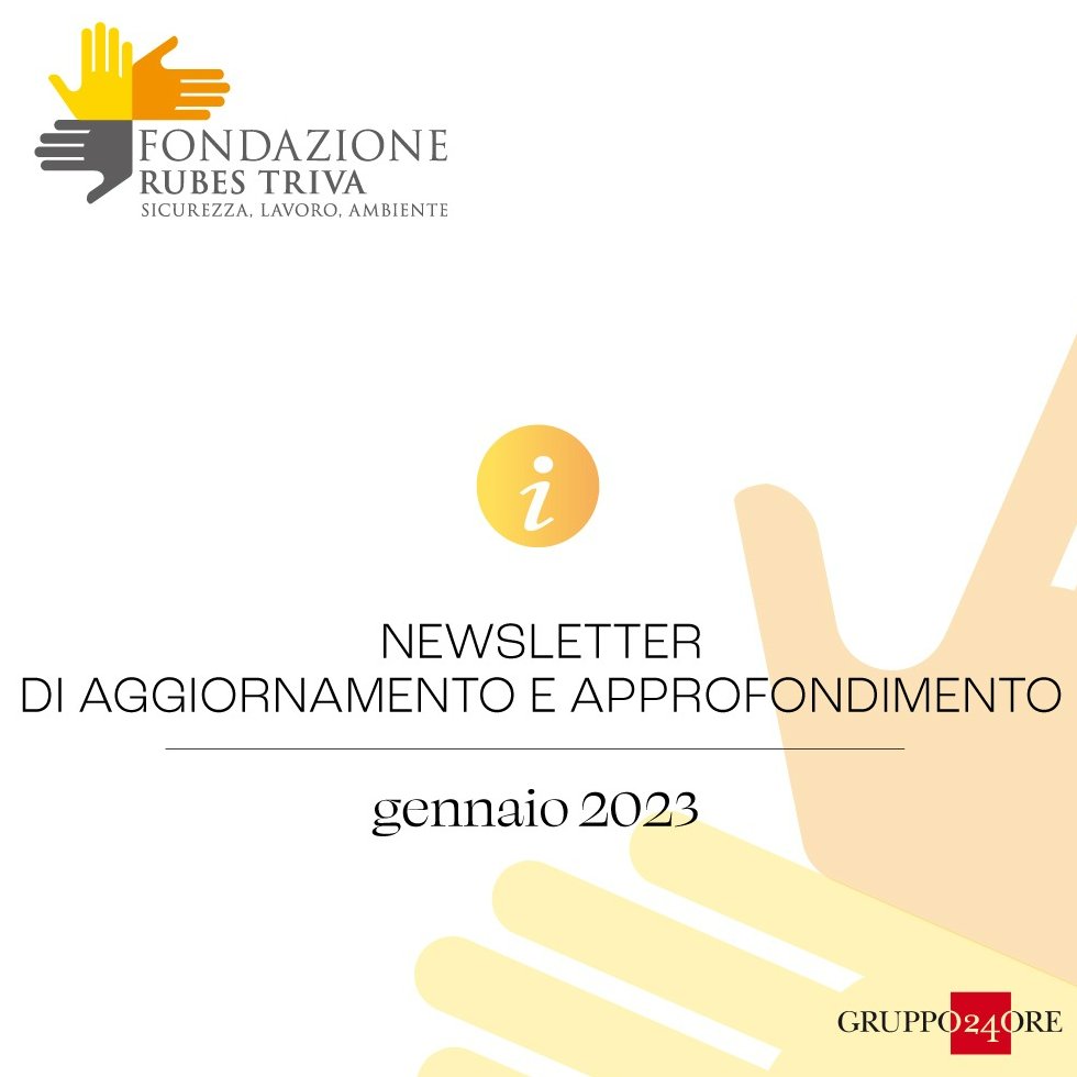 RubesTriva's tweet photo. ➡ È disponibile sul sito della #Fondazione #RubesTriva
la #newsletter 🗞 di #Gennaio! ❄️
🖱 Clicca il link e rimani aggiornato sulla #sicurezza sul #lavoro 👷♂️ 👷♀️
https://t.co/MandLNdcNQ
#SicurezzaPrimoPiano #AmbienteLavoroSicuro #Sole24ore #Gruppo24ore https://t.co/wP1RCd3TEy