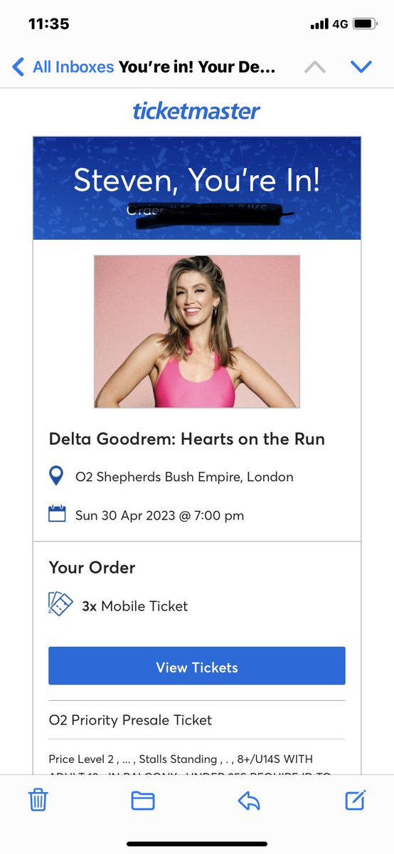 SteveGillick's tweet photo. Whoop Whoop.. We’re going to see @DeltaGoodrem again @matt_pancakes Flights booked!! #TeamDeltaGranCanaria 🇮🇨 #TeamDeltaUK 🇬🇧 https://t.co/6OHUzIEQpu