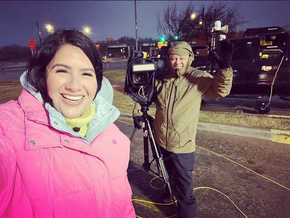 #SnowChasing in the <a href="/TXThunderTruck/">Texas Thunder Truck</a> w/ our new <a href="/NBCDFW/">NBC DFW</a> reporter <a href="/AliciaBarreraTV/">Alicia Barrera</a> #NBCDFWweather ❄️☃️🌨️🏂🎿⛄️<a href="/NBCDFWWeather/">NBCDFW Weather</a> <a href="/NBC5T39Desk/">NBC5T39AssignmentDesk</a>