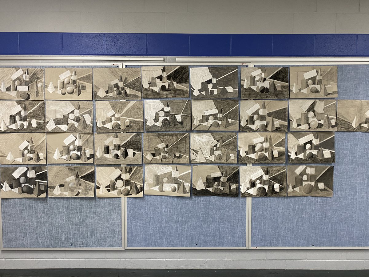 The drawing students killed this still life project! What great talent from a class who only 50% have had an art class before!