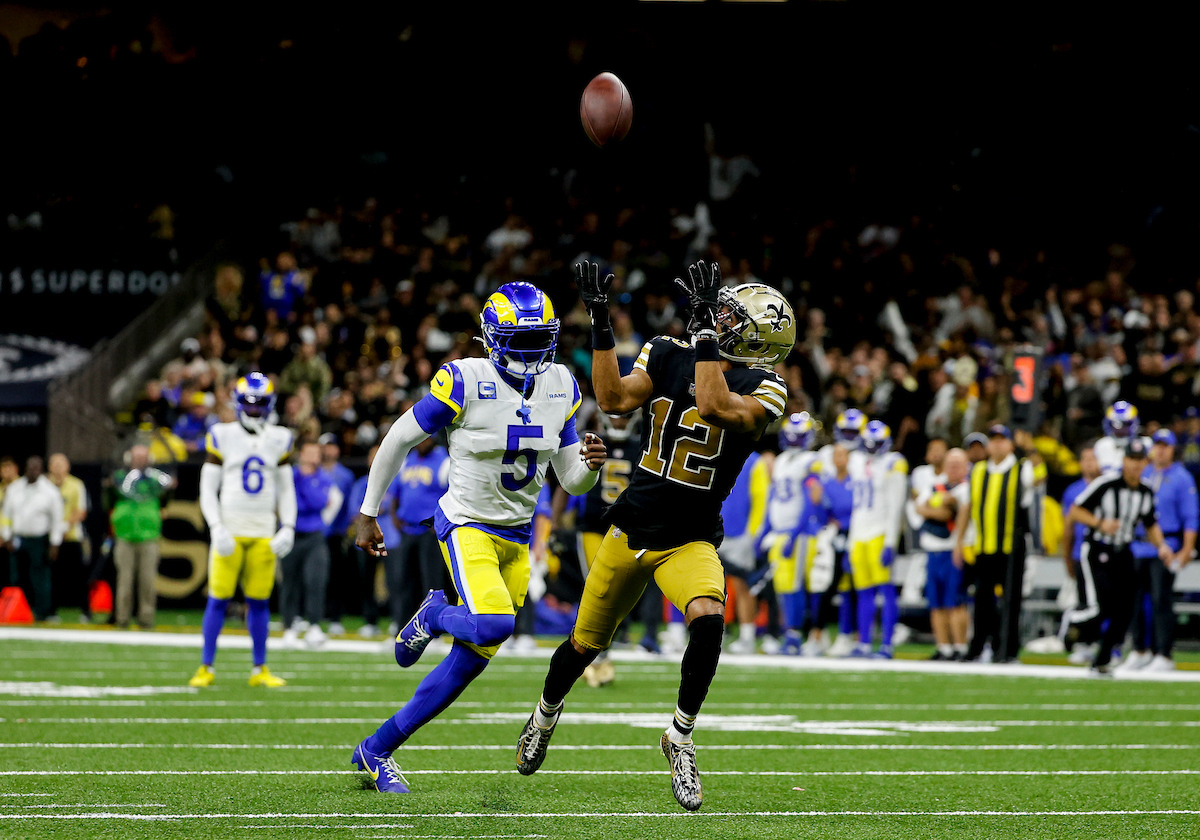 nofnetwork's tweet image. Chris Olave

1,042 yards
72 catches
14.5 yards per reception
4 touchdowns
1 Rookie of the Year finalist snubbing