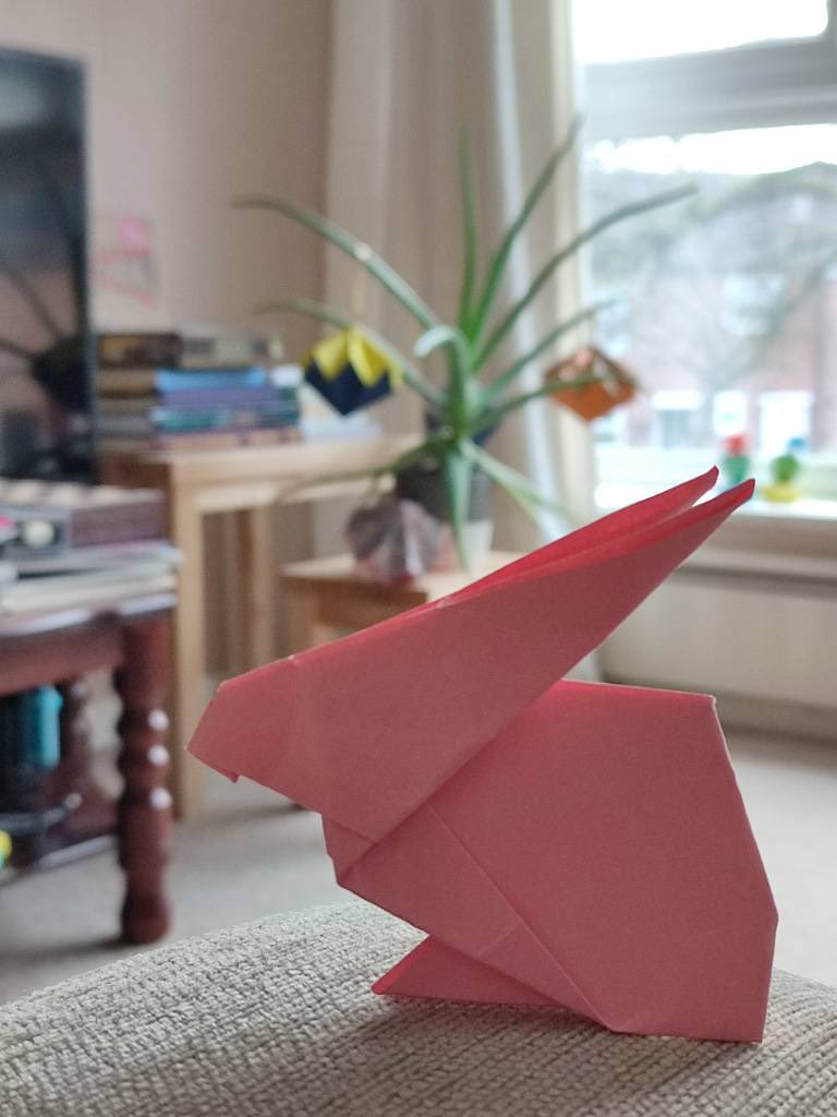 Year of the Rabbit inspired origami guided by my generous and incredibly talented friends the Biddles ✨🐇