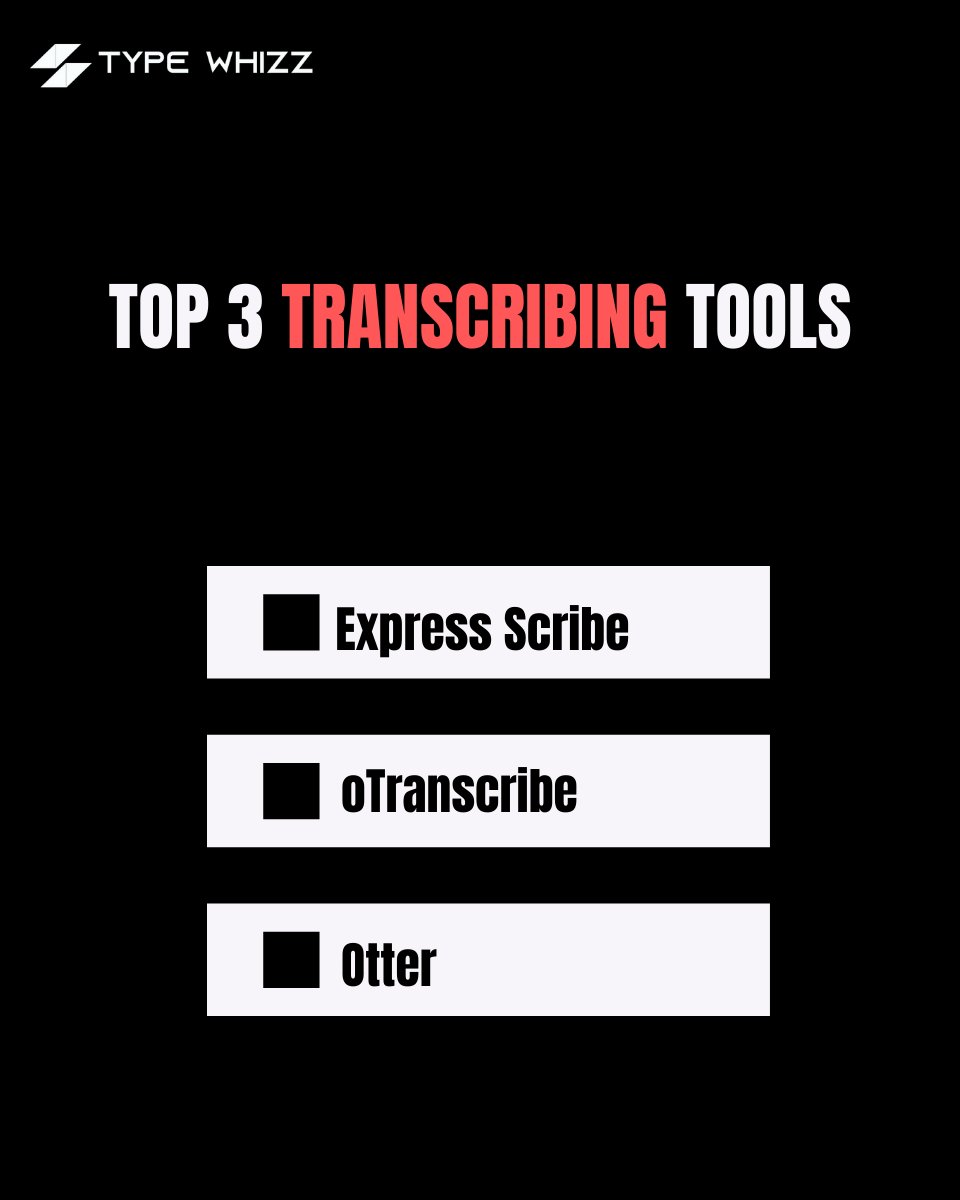 TypeWhizz's tweet photo. Becoming a transcriber requires more than just a keen ear and fast typing!

That said, here are some awesome tools you can make use of to transcribe faster and earn more money!🤓 https://t.co/1Up2v5l8jd