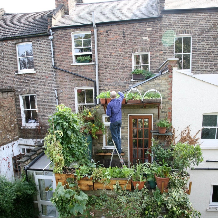 Happy days.. Sorting through old photos, I found this of my first balcony growing adventure, back in 2010, taken by <a href="/foodwinewriters/">Jennifer CK</a> for her book, "Food and the City".

I've since realised that there's something extra magical about  creating a garden in the middle of the city.