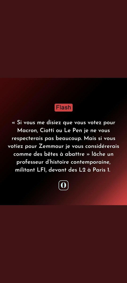 Ne jamais cesser de combattre l'infamie et le culot des "chantres de la liberté d'expression"...
