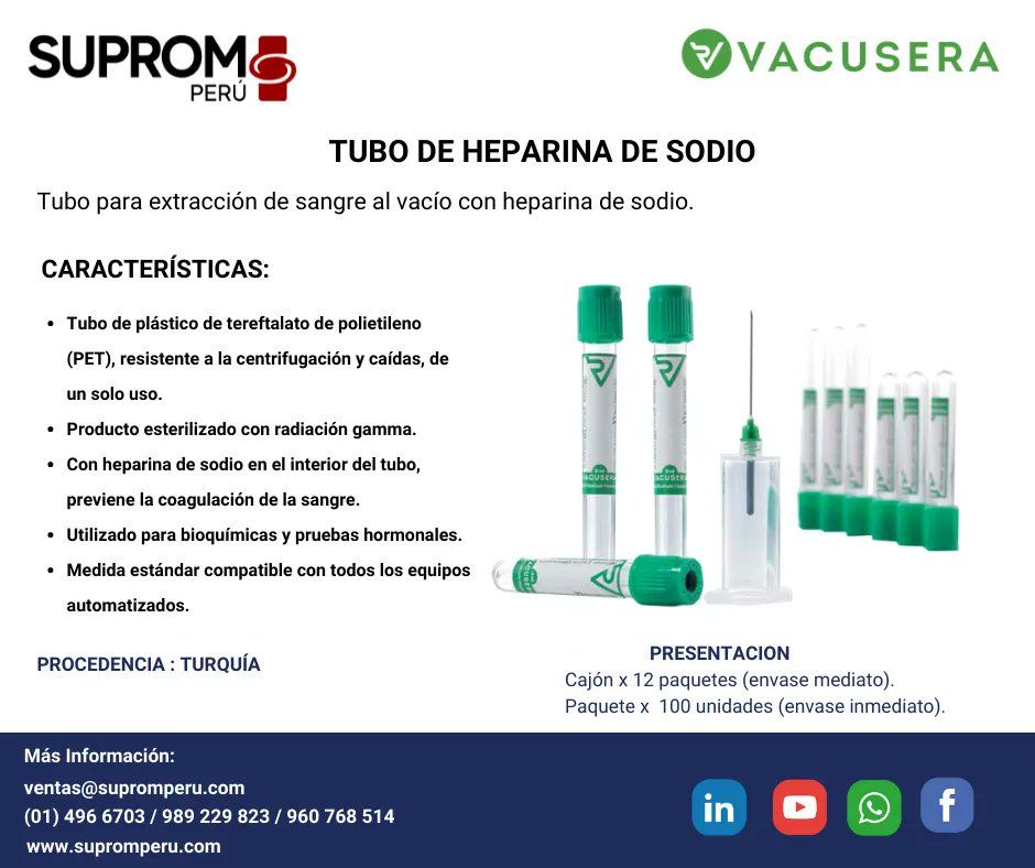 SupromPeruSAC's tweet photo. https://t.co/eW86PrWKOF
https://t.co/OwLV6XhGmm
@INSN_oficial @ClinicaTezza @clinicamontesur @hospitalloayza @H2deMayo
 @ClinicaVesalio @clinicasanfelipe @clinicajavierprado @clinicamesondesante 
@clinicalimatam1 @clinicaricardopalma @clinicasanjuandedios @clinicacentenario https://t.co/ks3CgxPziS
