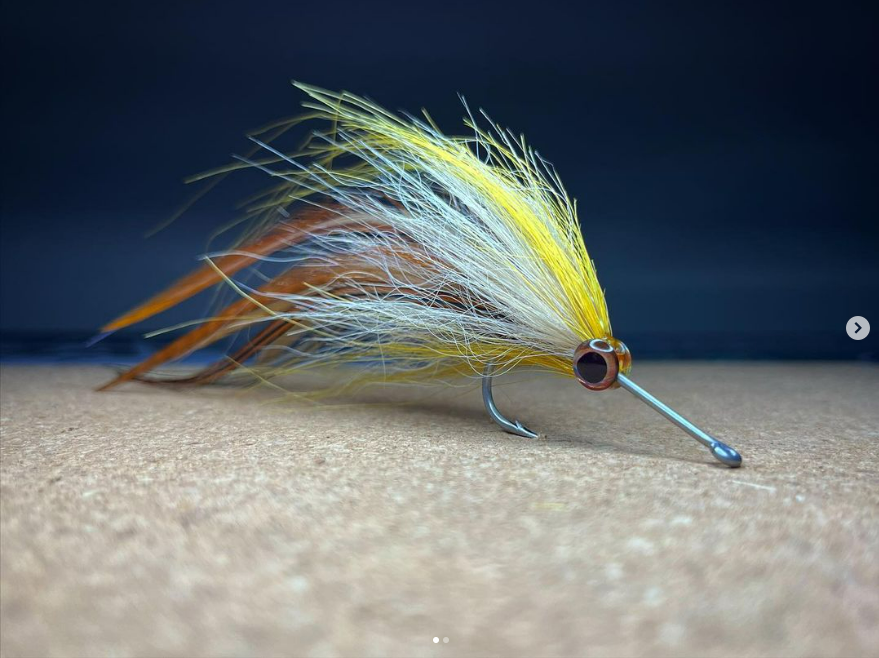 Saltwateronfly's tweet photo. Has good flair, and a look
@therealdirtyloaf
Trying to create a more musky like tarpon fly these days. Something with some flair…

#flytying #flytyingjunkie #flytyingaddict #flytyingporn #flytyingnation #flyporn #flytyer #design #designer #different #unique #tarponfly https://t.co/a0BomBlvu2