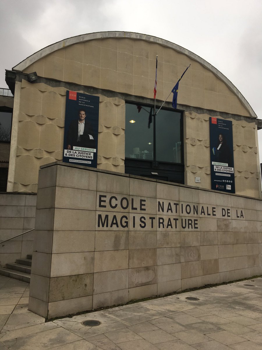 Très heureux d’être revenu à nouveau à ⁦<a href="/ENM_France/">École nationale de la magistrature</a>⁩ pour participer à la formation des magistrats issus du concours complémentaire. Simulations correctionnelles et échanges nourris. Transmettre et partager,  c’est aussi la mission des magistrats.