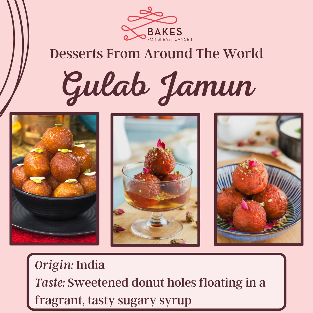 Gulab Jamun is an Indian dessert known for its sweet taste and magical floral scent that will leave you craving more.

Learn more at: recipes.timesofindia.com/articles/featu…

#breastcancer #nonprofit