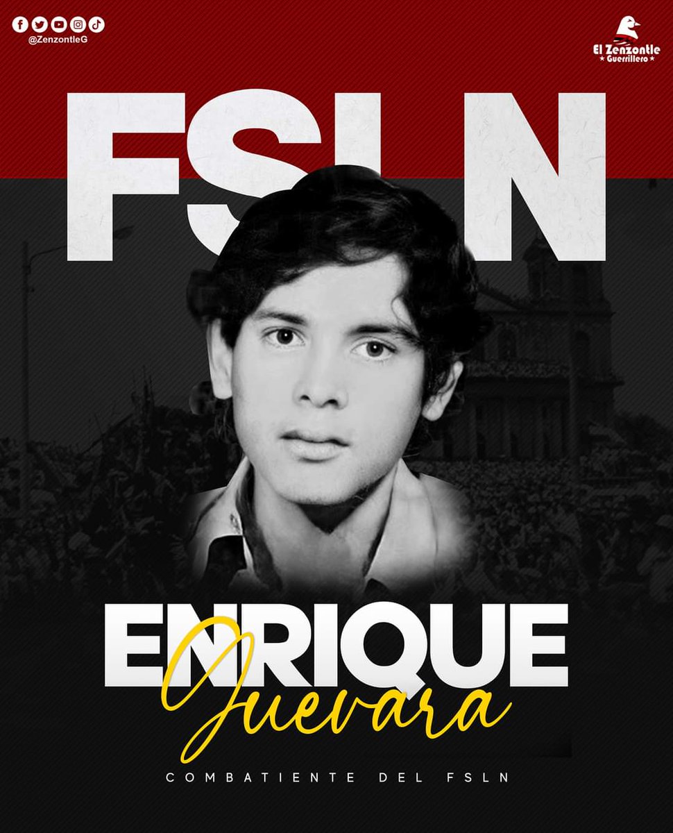 #Nicaragua | Un #25Enero de 1979: En el puente El Paraisito, Managua, cayó en combate defendiendo la causa sandinista, Enrique Flores Guevara, así mismo ese día también perdieron la Vida los compañeros Bayardo Guevara, Bayardo Rivas. ✊🏻🔴⚫🇳🇮

#UnidosEnVictorias