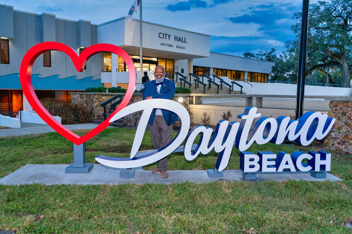 The World’s Most Famous Beach sign was damaged during Hurricane Nicole and taken down this week for repairs. Don’t worry, it’ll be back. Take your iconic Daytona Beach photos at our new sign by City Hall. #CityDaytonaBeach #DaytonaBeachPride #LoveDaytonaBeach #LoveYourCity