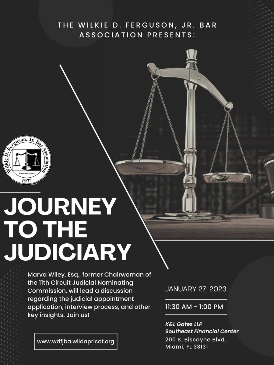 Journey to the Judiciary Event POSTPONED. Please stand by for the new date. - mailchi.mp/6bc530b4b36b/w…