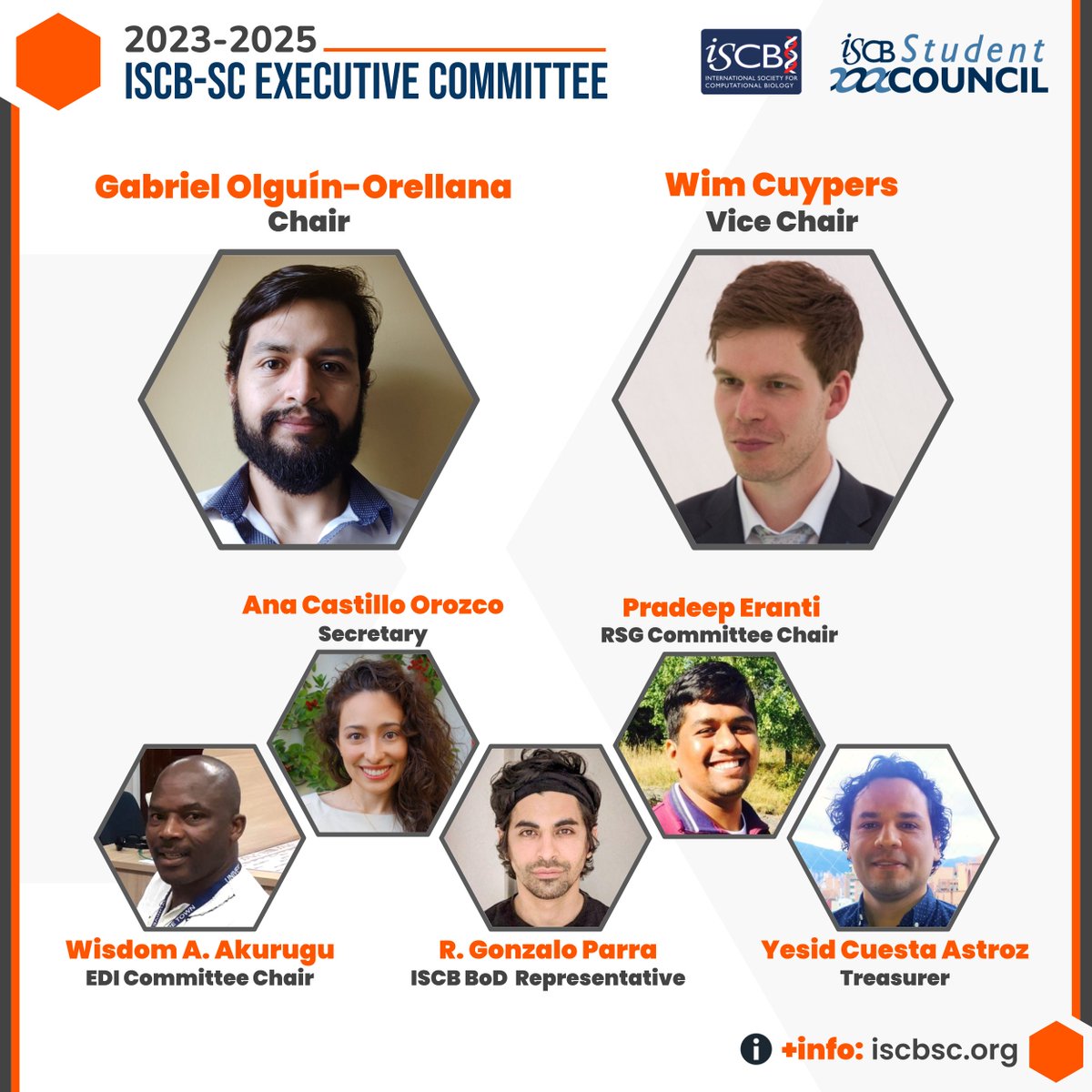 iscbsc's tweet image. The ISCB-SC is pleased to announce new roles on its board: Gabriel Olguín as chair and Wim Cuypers as vice-chair of our institution.

Our team thanks the entire community for their constant support and wishes you an excellent 2023!

#comBio #bioinformatics #lifesciences #iscbsc