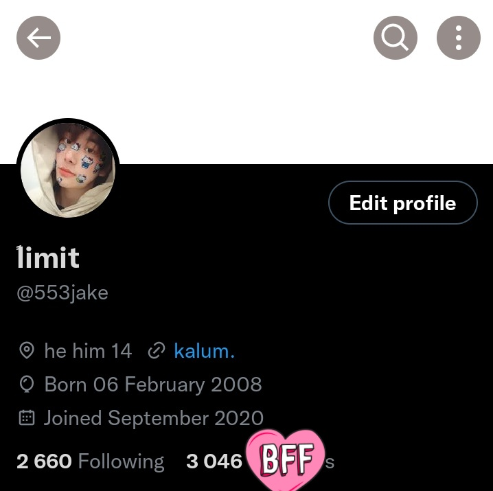 553jake's tweet photo. THANK U EVERYONE FOR 3K! https://t.co/SHf0wSicxP