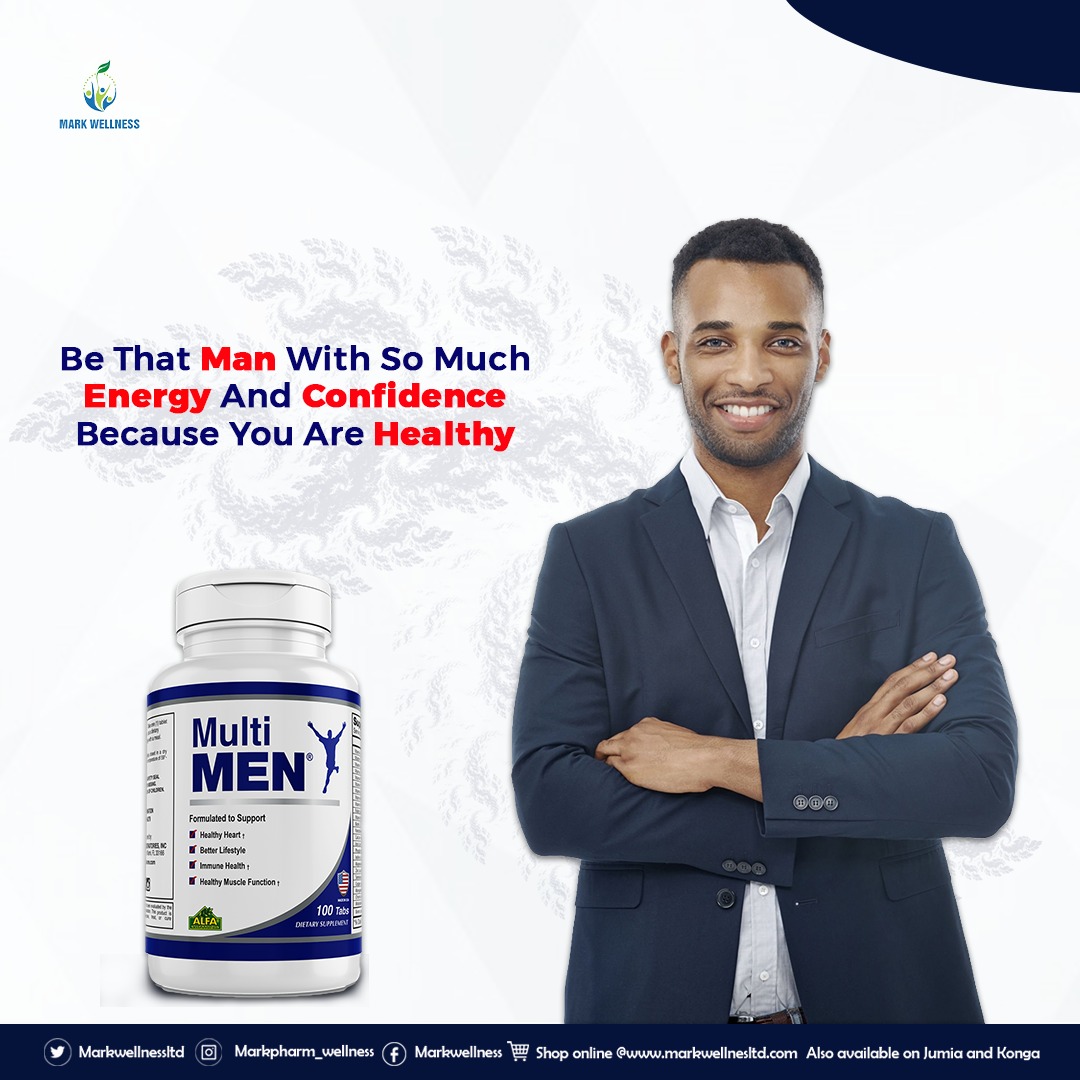 Markwellnessltd's tweet photo. Be that man that is confident about his health, take Multimen today and feel good about your body and health.

#Multimen #formen #healthyman #confidence #vitality #strength #stayhealthy #livenatural #Supplement https://t.co/DvqWvuKc8W