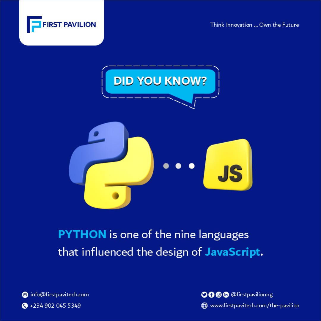 firstpavilionng's tweet image. Did you know? 

#Programinglanguage #Startup #software
