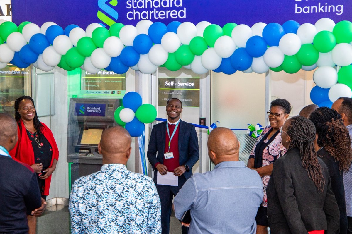 StanChartKE's tweet photo. Experience a new way to do banking with our state-of-the-art Sales and Service Centres. Visit any of these 6 locations for all your transactional and financial services advisory needs: Britam Tower, Junction Mall, Village Market, Kitengela Mall, Sarit Centre and Nyali Centre. https://t.co/7ktO8OEEvw