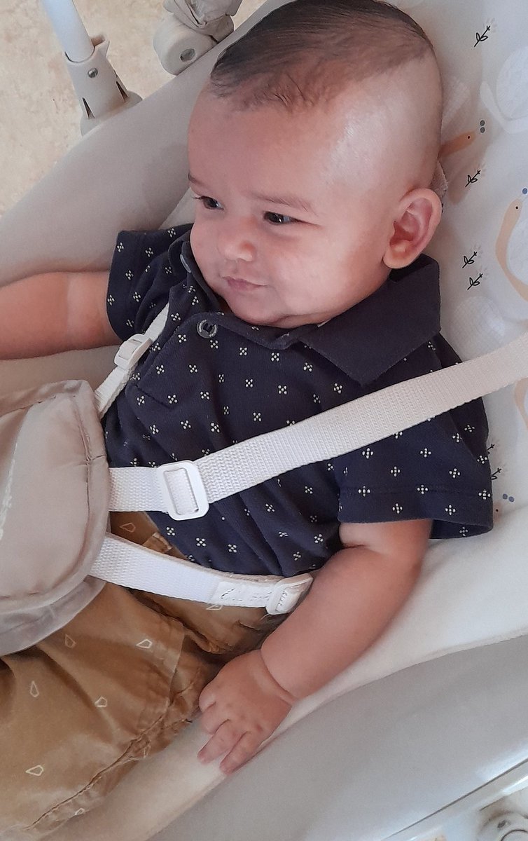 Este bb va a ser el único Hombre de mi vida sin dudas.  
4 meses tiene es un Bombón 🤤🥰