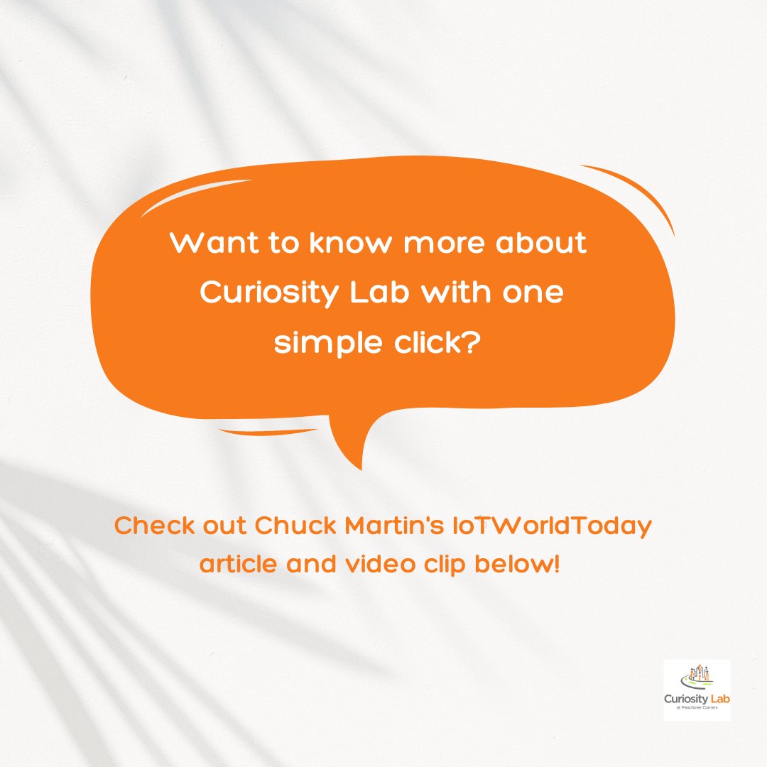 We're honored to have been mentioned in <a href="/chuckmartin/">Chuck Martin</a>'s latest article recapping #CES. It's a great day to celebrate innovation and our partnerships! Check out the article below for more.

iotworldtoday.com/2023/01/11/par…  
#SiliconOrchard #CuriosityLab #PeachtreeCorners #Beep #Partners