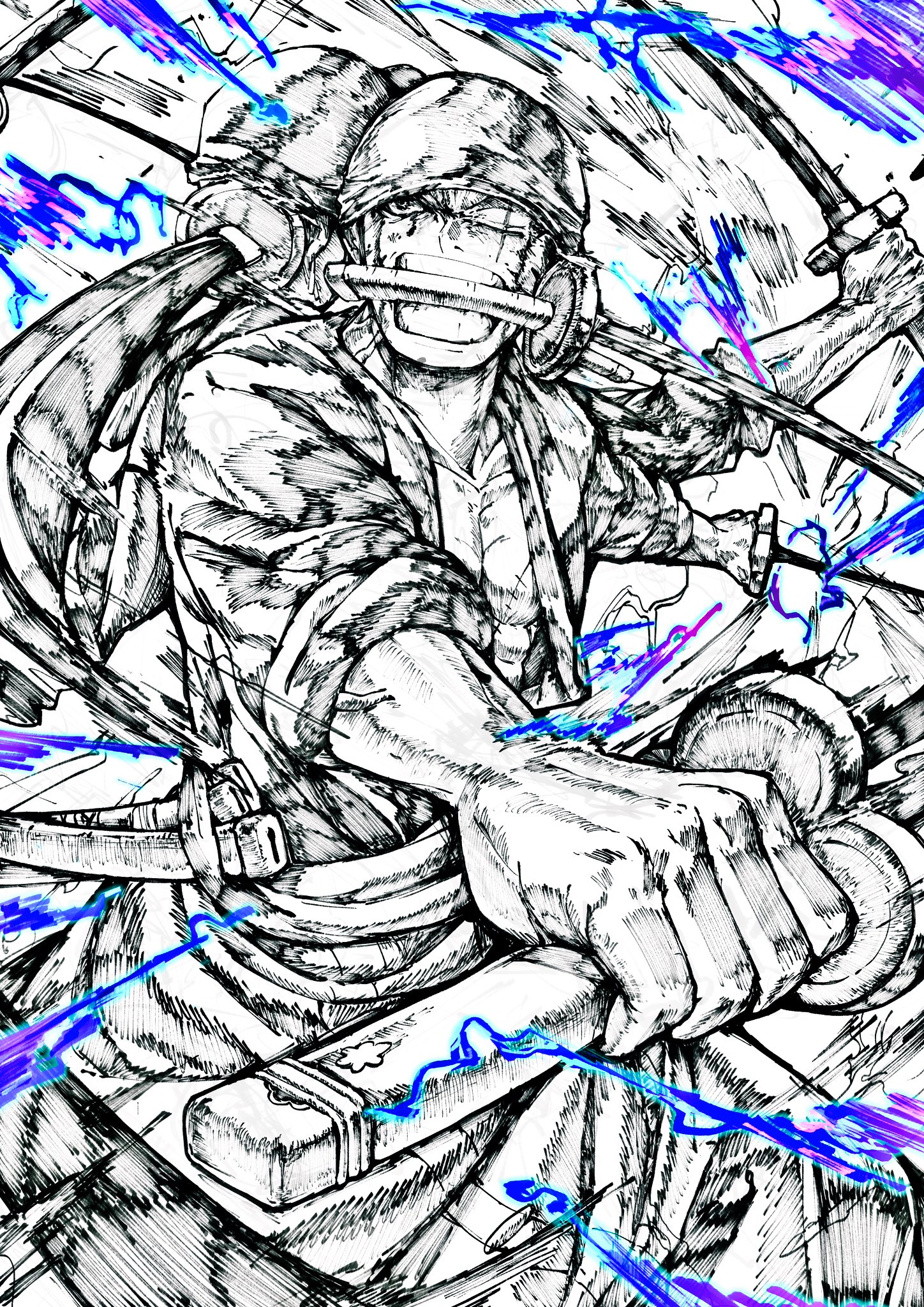 ゾロ⚔️ かっこいいよねー. * * #ワンピース #ゾロ #麦わらの一味