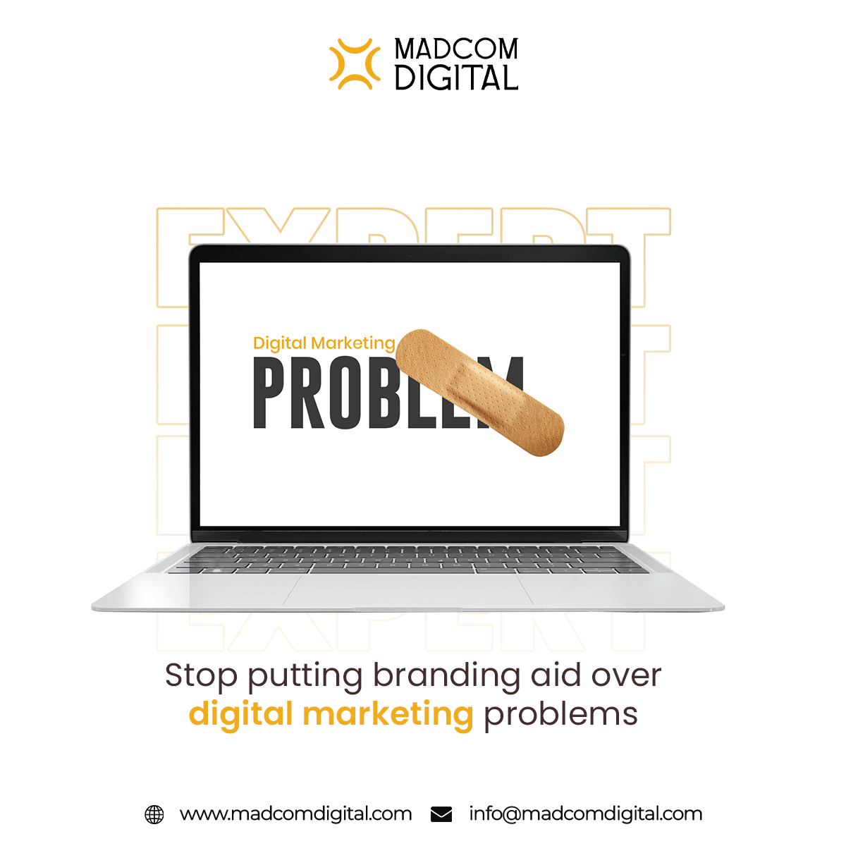 MadcomDigital's tweet photo. Technical problems can be difficult to understand people, which is why we at #MadcomDigital ensure to make things as easy as possible for our clients to comprehend
More Info: https://t.co/dhGqJUJFNW
#digitalmarketing #digitalproblems #brandvisibility #branding #brandingstrategy https://t.co/HQ7jPr6mYp
