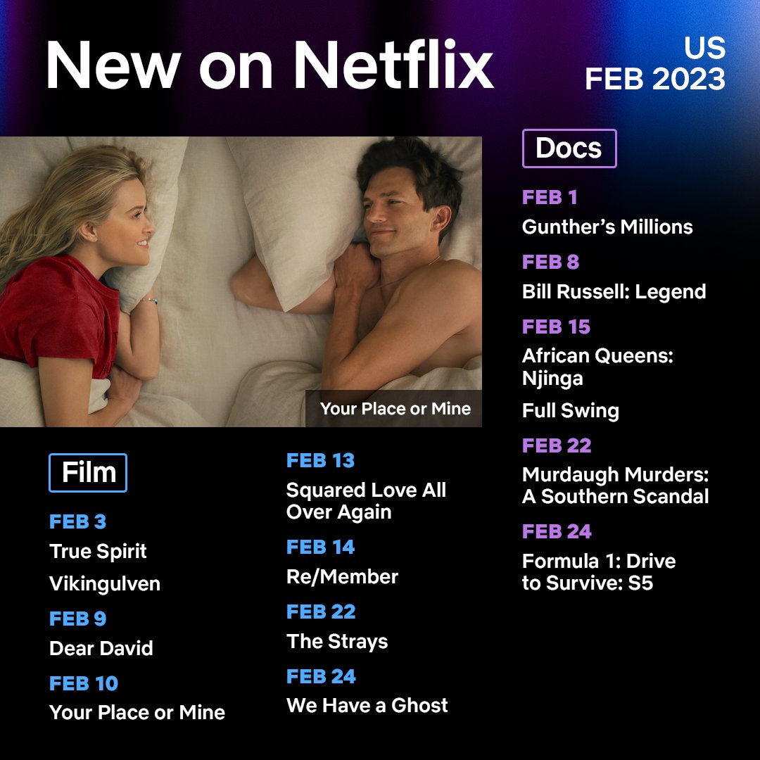 netflix's tweet photo. From Outer Banks Season 3 to Aggretsuko Season 5, here's a sneak peek at some of the shows — and films! — coming to Netflix in The US this February https://t.co/iVq355q0dt