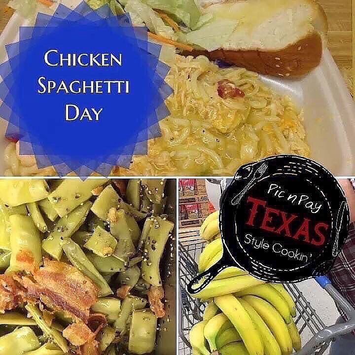PicnPayTxCookin's tweet photo. Chicken spaghetti day!! https://t.co/ruVGirGhY5  #Yummy #Lunch #Homemade  CALL 903-935-9918 we will get it ready for you! Call us have it delivered right to you!!! https://t.co/RPohgY7OWf