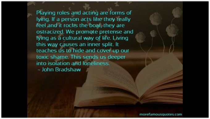 John Elliot Bradshaw was an American educator, counselor, motivational speaker, and author who hosted a number of PBS television programs on topics such as addiction, recovery, codependency, and spirituality. Wikipedia
Born: June 29, 1933, Houston, Texas, United States
Died: May 8, 2016, Houston, Texas, United States