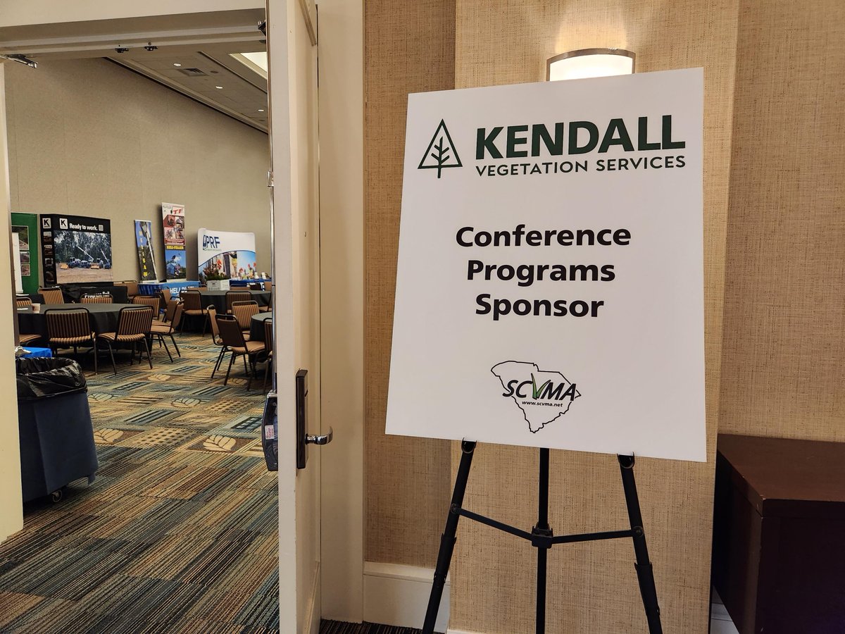 We're here #SCVMA 2023 South Carolina Vegetation Management Association. Be sure to drop by our booth! Visit: kendallco.net

#treeservice #kendallvegetation #kendall60+ #safetyfirst #utilitytreeservice #vegetationservice #southcarolina #safetyfirstalways