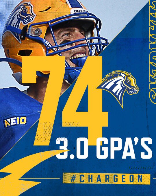 New Haven Football excelling on and off the field. 74 players above a 3.0 GPA for the Fall 2022 semester. #1AFFECTS100