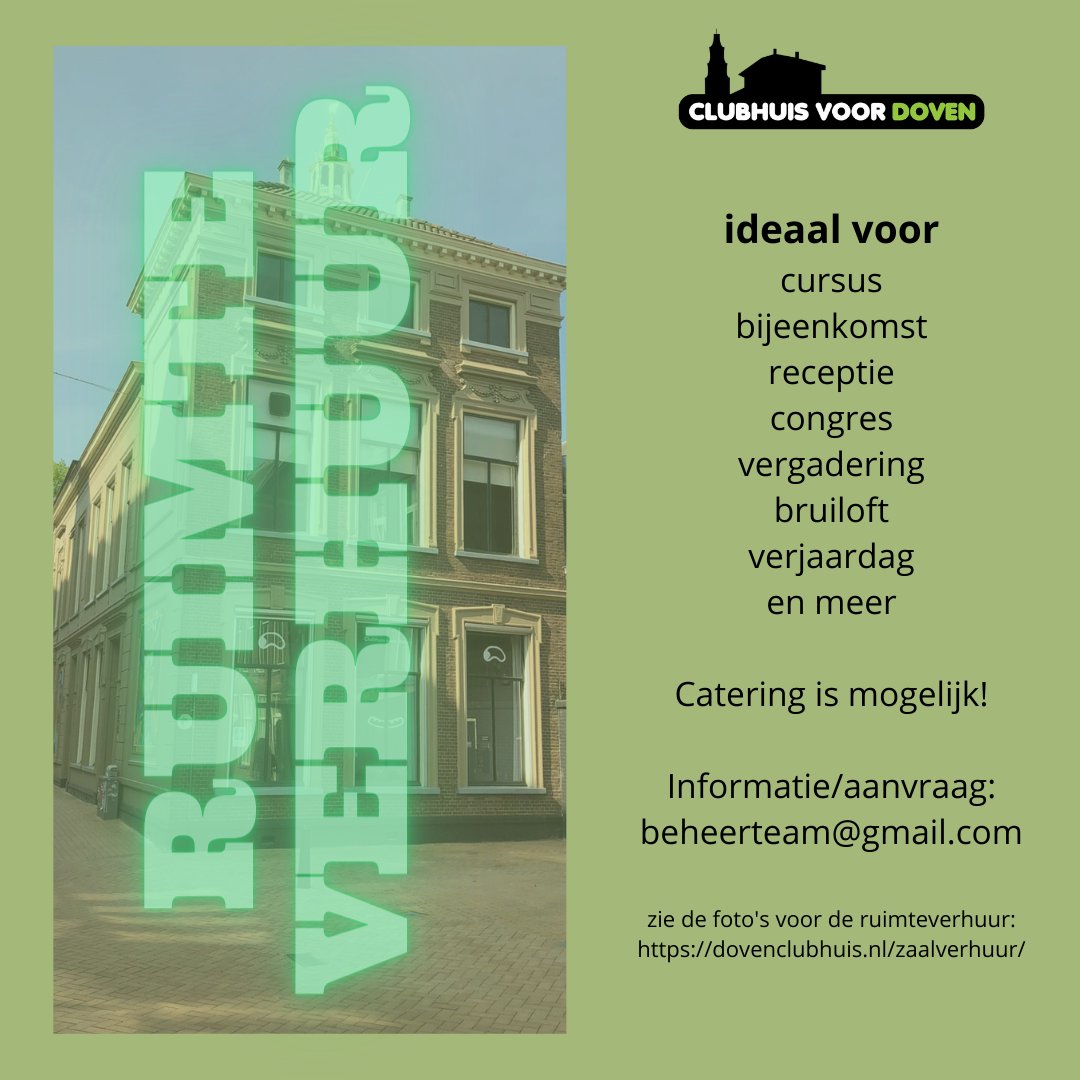 Clubhuis voor Doven Groningen tweet media