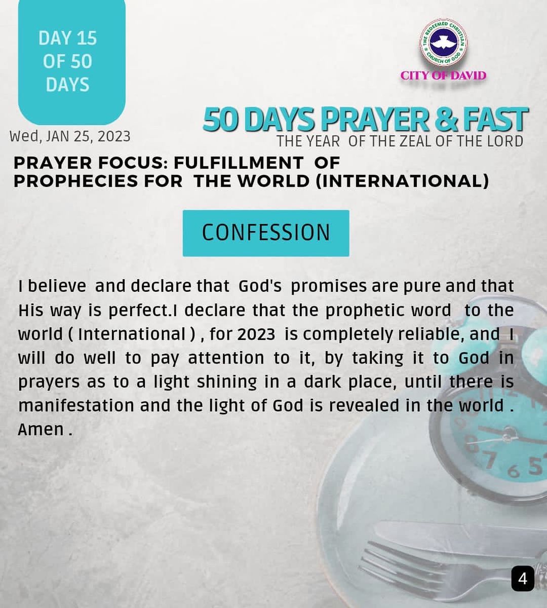 RCCGCityofDavid's tweet photo. DAY 15 Prayer Points for #50DaysFast - Wednesday, January 25, 2023
#RCCGFast
#RCCGFast2023
#CODDailyPrayerPoints https://t.co/Fi8XNRh5BS