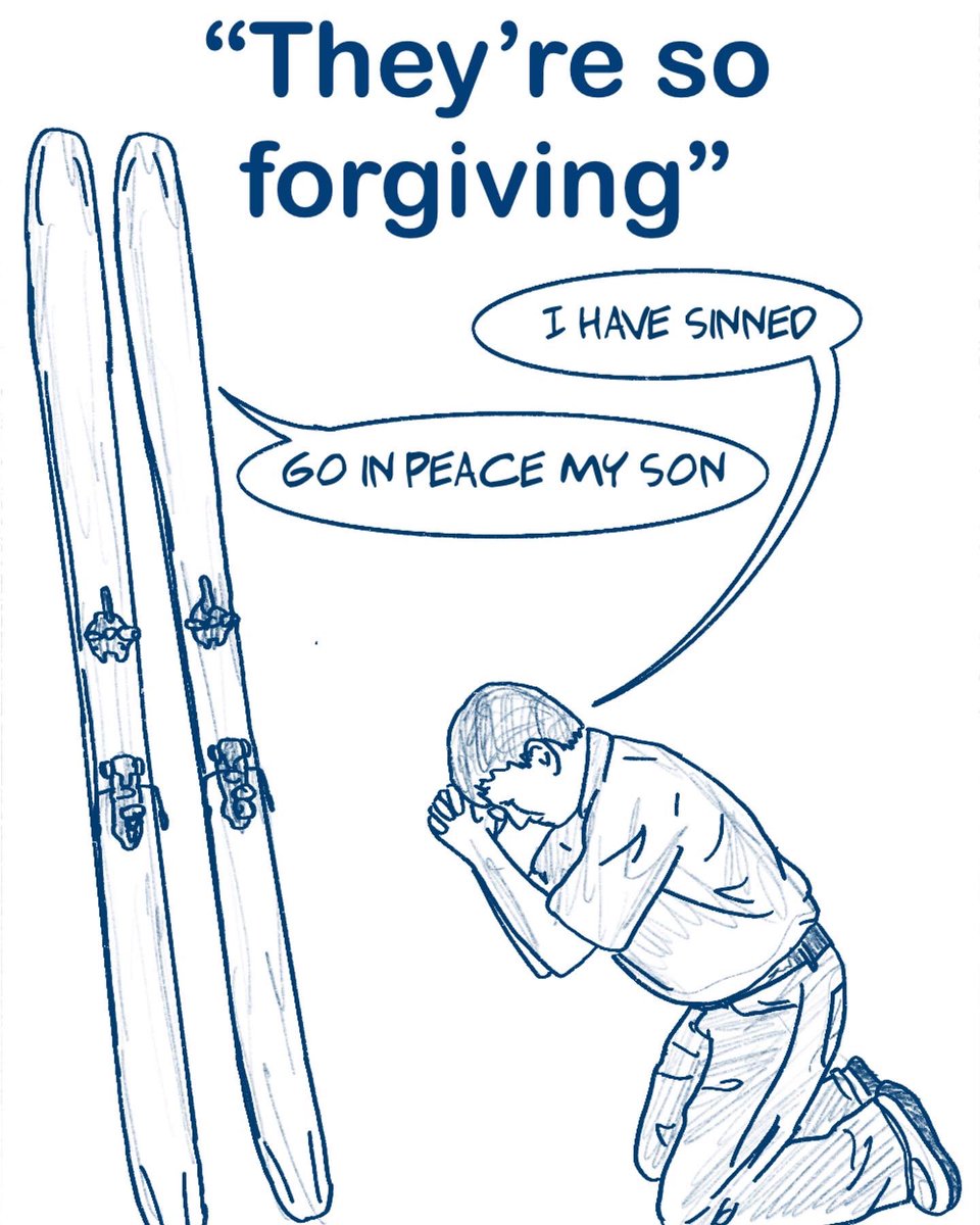 I appreciate forgiving skis.