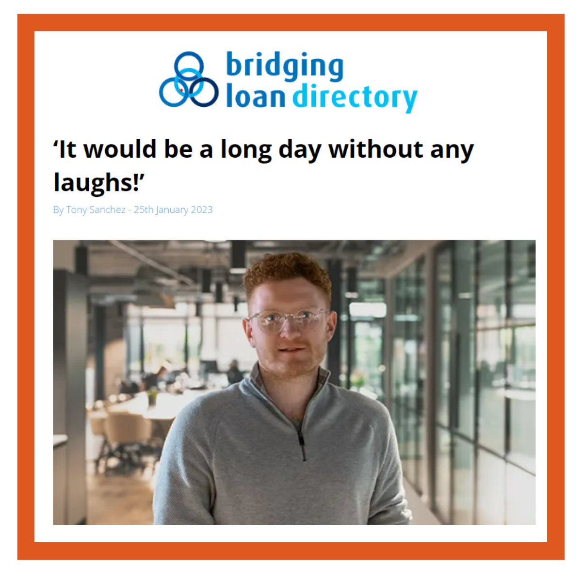 tabldn's tweet photo. Read Lee's five-minute interview with @bldnews here: https://t.co/wU2ZqVpjyI and get in touch to discuss your short-term finance needs (especially if you're in London):

email: lm@tabhq.com
mobile: 07468488845

#TABTrustTransparency #bridgingloandirectory #fiveminuteinterview https://t.co/bA2lRLxZUY