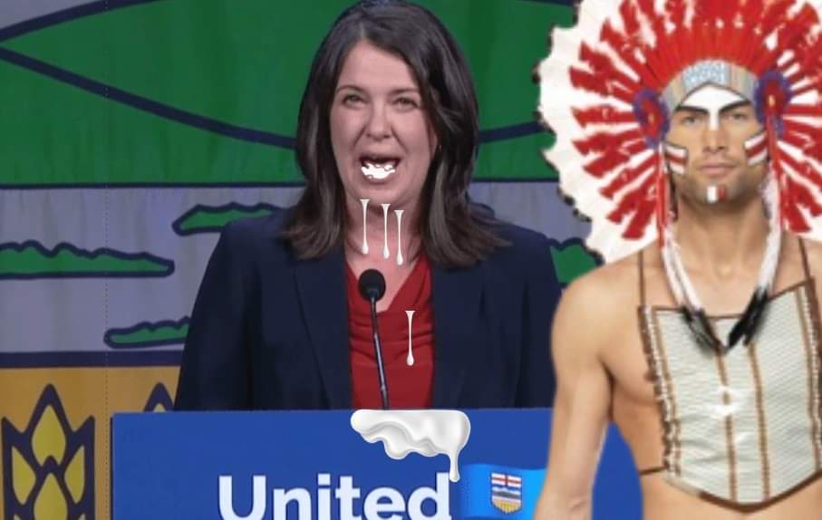 Gazoo21588616's tweet photo. @AlbertansFirst @LewZacsby @CBCMeg @AlbertansFirst must be part of the Take Back Alberta White Power Group👌👌Remember @ABDanielleSmith claimed Aboriginal Ancestry but only dated a few aboriginal men who left deposits in her that doesn't make her aboriginal just a #NavaHoe and a #PretendIndian https://t.co/3NuDmSbEdI