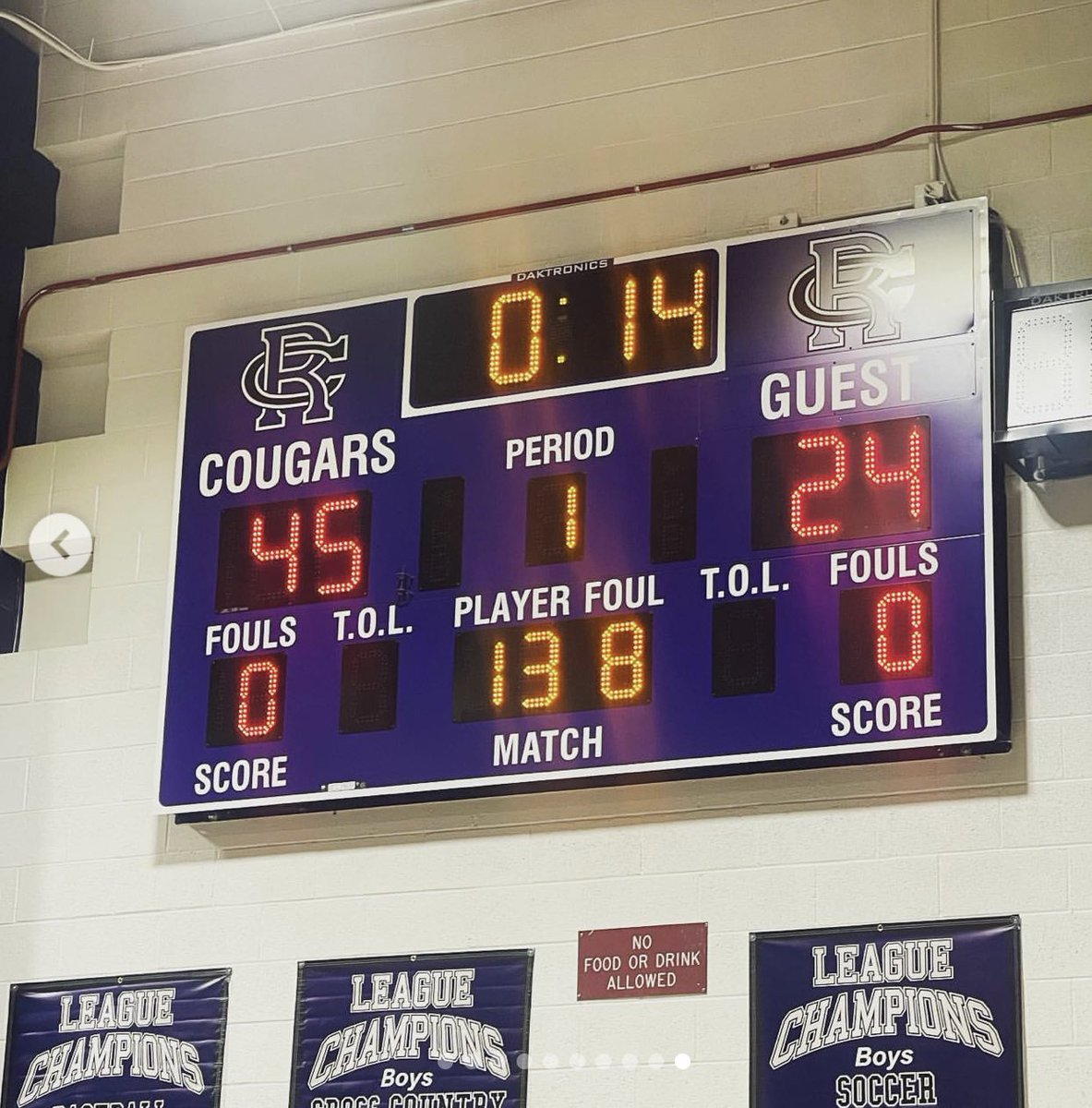 RCHS defeats Upland 
Boys: JV 40-3 
Boys: Varsity 45-24
Girls: 30-30