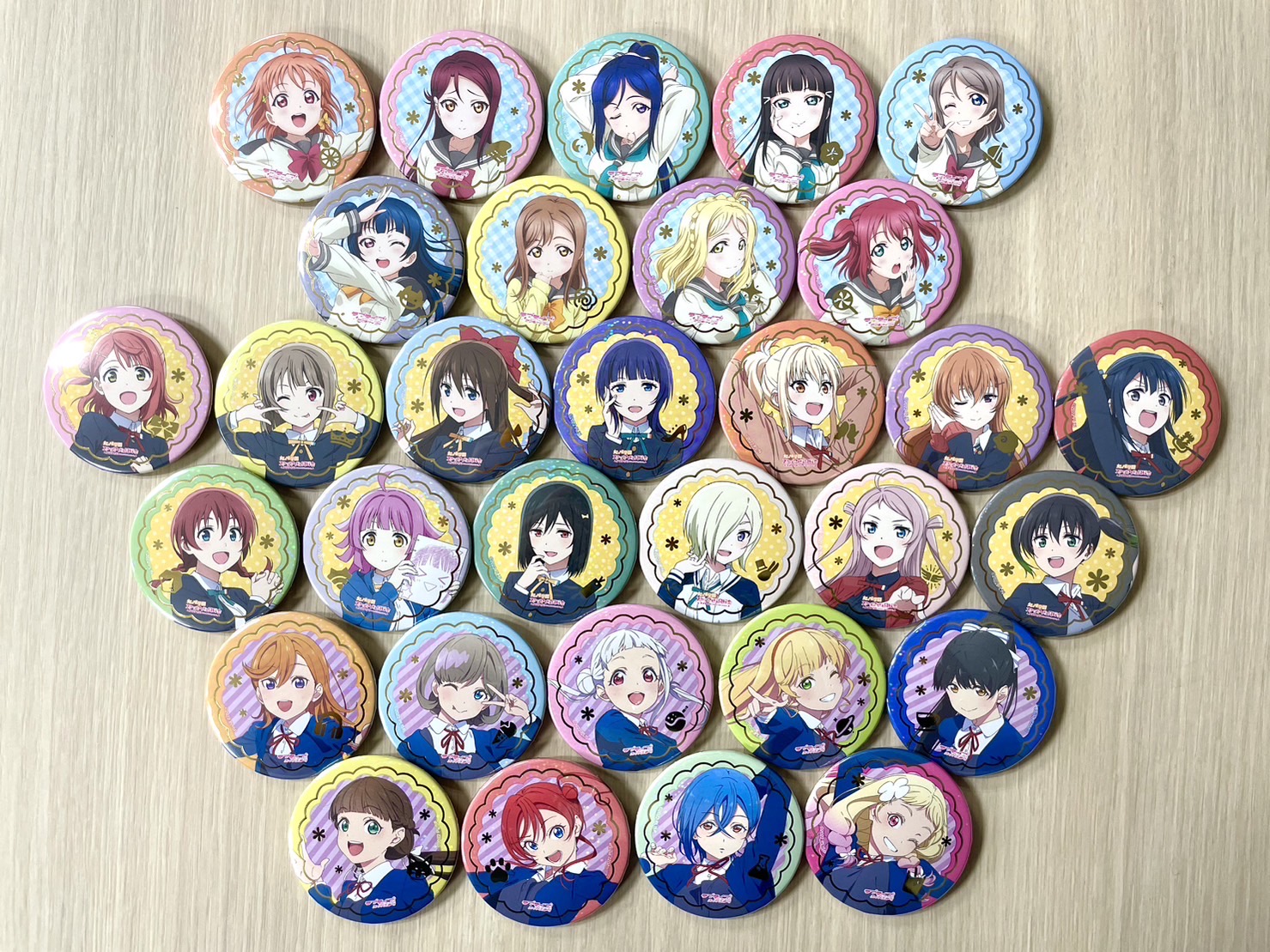 ラブライブサンシャイン オールナイトニッポンGOLD 缶バッジ ラブライブサンシャイン オールナイトニッポンGOLD 缶バッジ