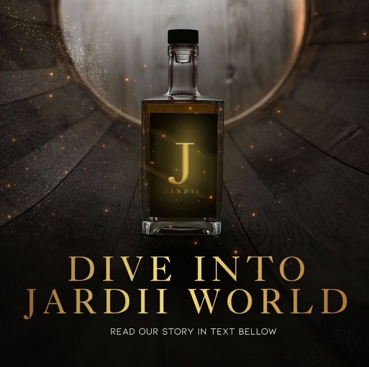 Experience luxury and exclusivity with Jardii Eau de Vie. Dive into the Jardii world and savor the rich, smooth flavors aged to perfection in oak barrels. #JardiiEauDeVie #OakBarrels #LuxurySpirits