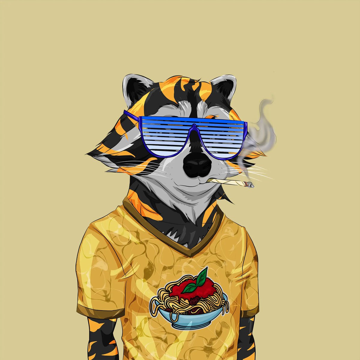 DogsOfTrueSight's tweet image. 🎉 NFT Giveaway 🎉
🦝 AlgoRaccoon #1913 looks for someone who like smoke and eat pasta 👀
👇 Step to Join:
1️⃣ Follow me
2️⃣ RT, LIKE & Tag 3 people
⏳ 48h.
#giveaway #nftgiveaway #algorandnfts #nft