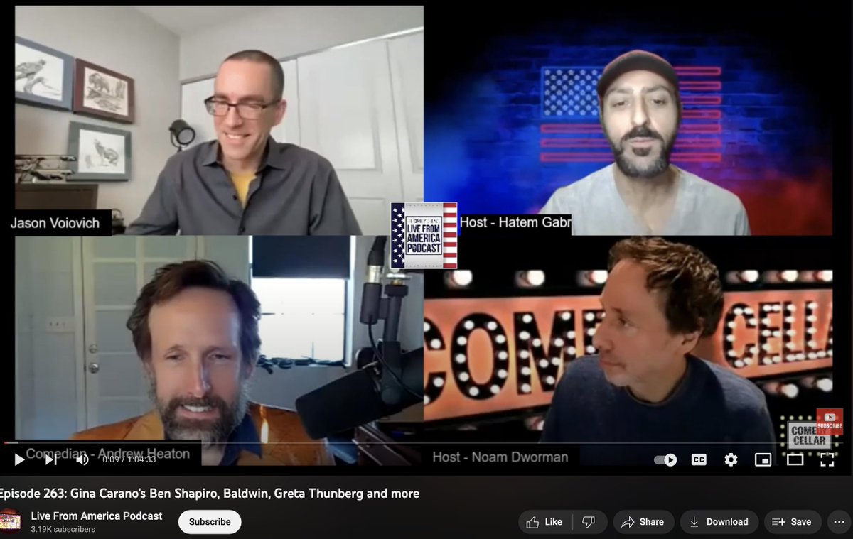 If you want to hear how #techlayoffs are related to goat testicles, you'll need to listen to the Live from America podcast...<a href="/AmericasPodcast/">LIVE FROM AMERICA PODCAST</a> <a href="/HatemNYC/">Hatem Gabr</a> <a href="/MightyHeaton/">Andrew Heaton 🎩</a> 

youtu.be/5up5hMaVRP4