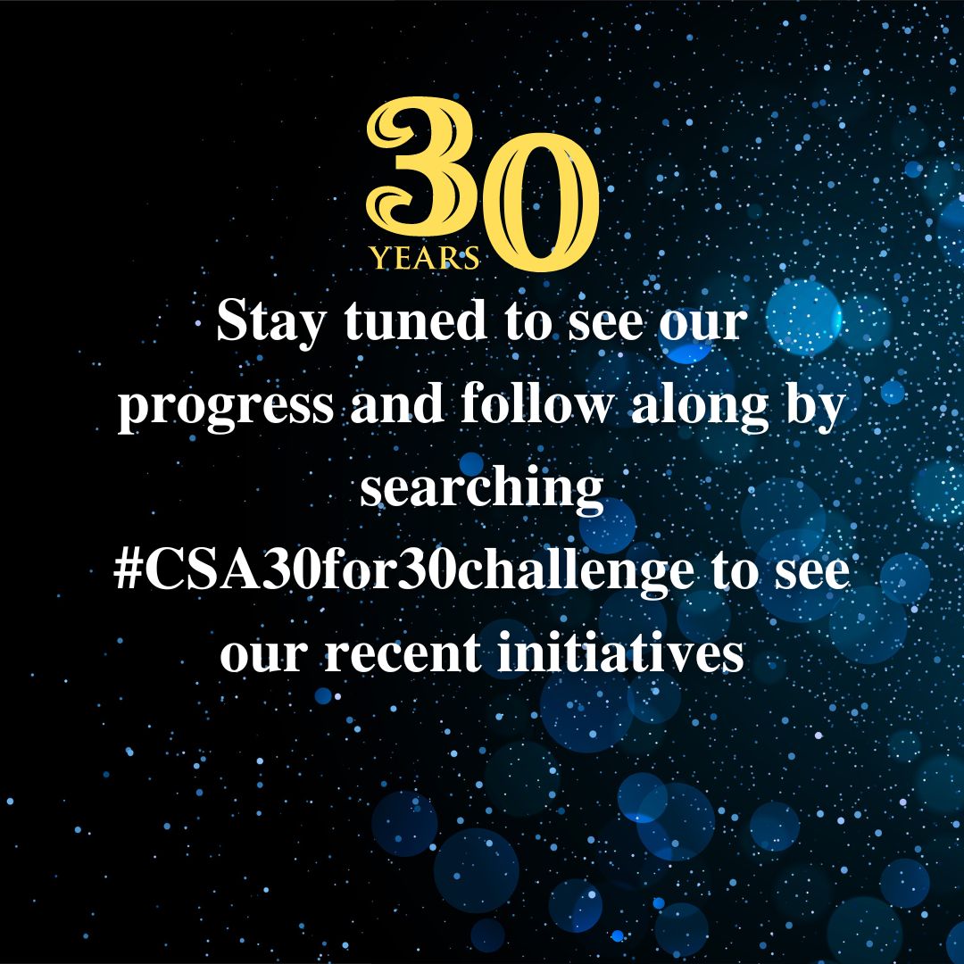 As we celebrate our 30-year anniversary, we have tasked ourselves with the #CSA30for30challenge where we seek to partner with 30 organizations across South Carolina over the course of this year. #CSA30for30challenge #30thanniversary #southcarolina #columbiasc #greenvillesc