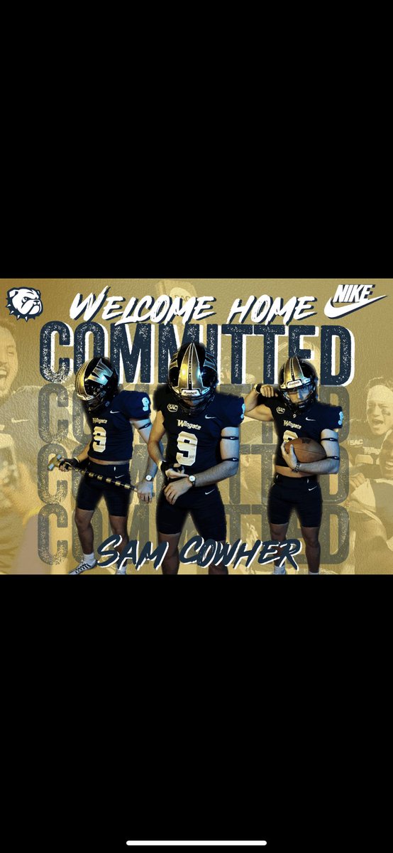 1000% COMMITTED!!!! Let’s go to work!! @RockJordan15 @WingateUniv @DeShawnBaker6 @coxmillftbl @CoxMillSports @Coach_Sheets1