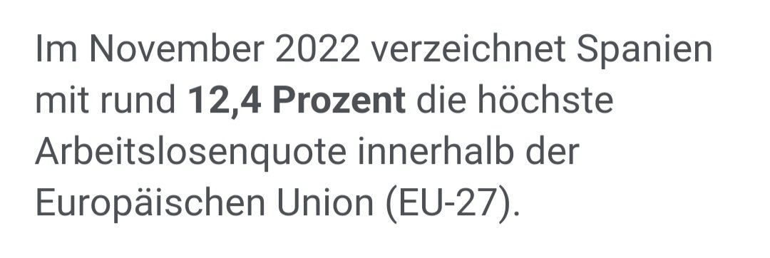 In Spanien müsste man leben. 🥰