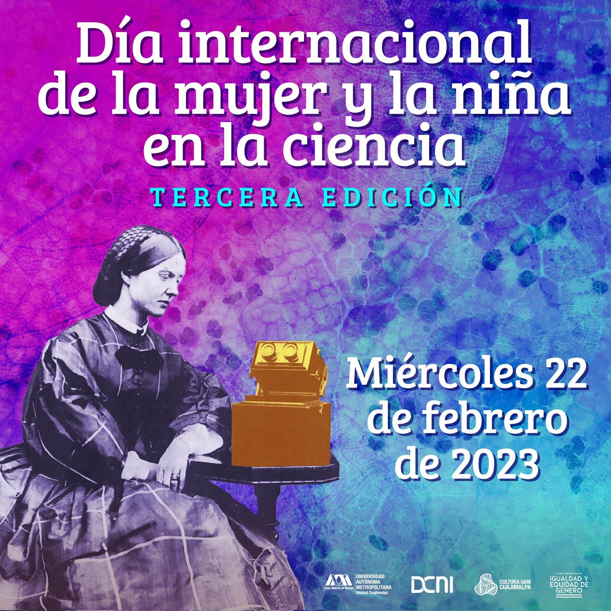 #Próximamente 
Día internacional de la mujer y la niña en la ciencia.

#ApartaLaFecha 

👩‍🔬🦠🪲