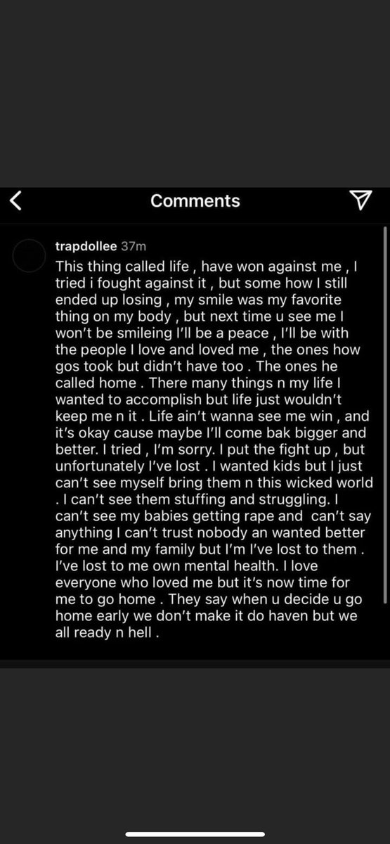 marrdechrisean's tweet image. @ SU PLEASE GO CHECK ON HER WE CANNOT LOSE ANOTHER PERSON THIS NEEDS TO BE HEARD !! SHARE SHARE NOWW PLSSS