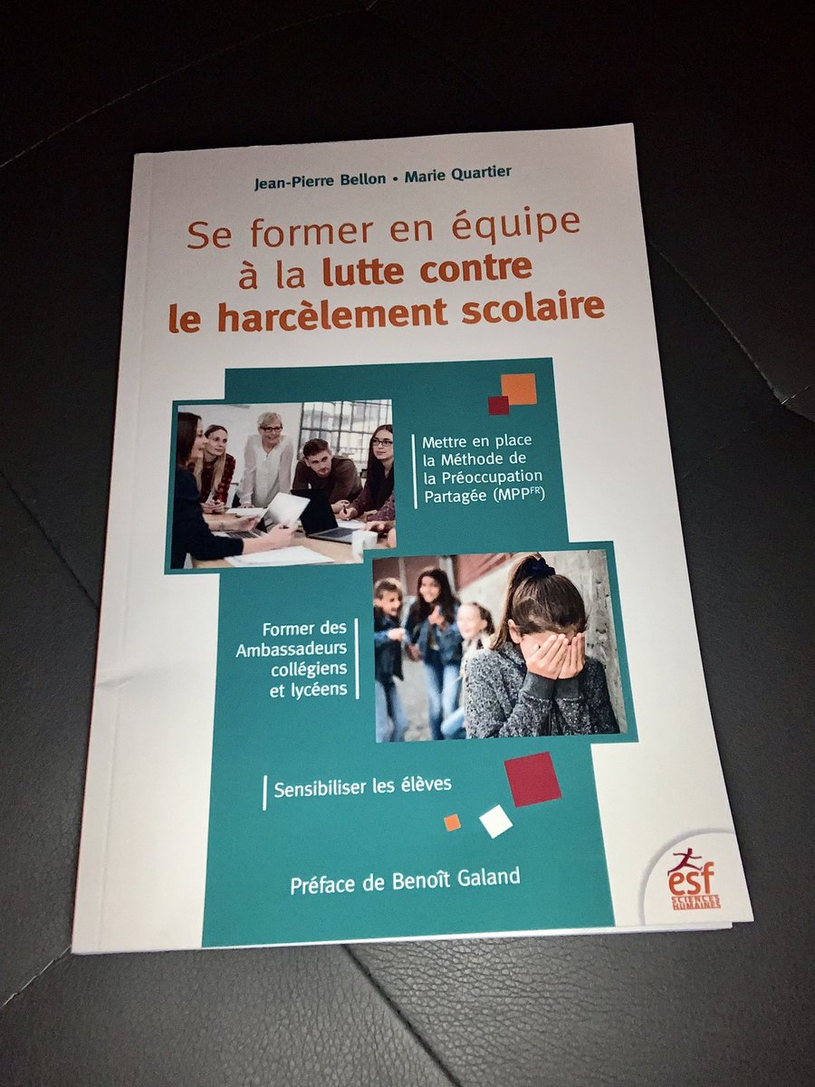 Je partage avec enthousiasme cette parution toute fraîche (janvier 2023) sur cette thématique fondamentale. L’ouvrage est pertinent, précieux et facilite beaucoup la poursuite du programme #pHARe dédié à la lutte contre le #HarcèlementScolaire ! Un #OutilMéthodologique pour tous.